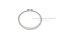 แหวนล็อคนอก แหวนล็อคเพลา สแตนเลส 62 mm (เบอร์ 62) (วัดขนาดวงในของแหวนได้ 57.8 mm ความหนา 2 mm)