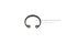 แหวนล็อคใน (OD) 8 mm (เบอร์ 8)  (วัดขนาดวงนอกของแหวนได้ 8.8mm ความหนา 0.4 mm)