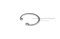 แหวนล็อคในสแตนเลส (OD) 32 mm (เบอร์ 32)  (วัดขนาดวงนอกของแหวนได้ 34.4 mm ความหนา 1.2 mm)