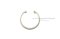แหวนล็อคในสแตนเลส  (OD) 52 mm (เบอร์ 52)(วัดขนาดวงนอกของแหวนได้ 56.2 mm ความหนา 2.0 mm)
