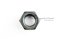 หัวน็อตดำ Hex Nut 3/4" เกลียว 10 (BSW/UNC) (หัวน็อตเบอร์ 28 )
