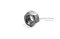 หัวน็อตดำ Hex Nut 5/16" เกลียว 18 (BSW/UNC) (หัวน็อตเบอร์ 13)