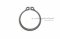 แหวนล็อคนอก แหวนล็อคเพลา 28 mm (เบอร์ 28) (วัดขนาดวงในของแหวนได้ 25.9 mm ความหนา 1.6 mm)