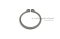 แหวนล็อคนอก แหวนล็อคเพลา 28 mm (เบอร์ 28) (วัดขนาดวงในของแหวนได้ 25.9 mm ความหนา 1.6 mm)
