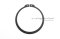 แหวนล็อคนอก แหวนล็อคเพลา 110 mm (เบอร์ 110) (วัดขนาดวงในของแหวนได้ 103 mm ความหนา 4 mm)