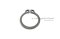 แหวนล็อคนอก แหวนล็อคเพลา 18 mm (เบอร์ 18) (วัดขนาดวงในของแหวนได้ 16.5 mm ความหนา 1.2 mm)