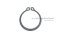 แหวนล็อคนอก แหวนล็อคเพลา 32 mm (เบอร์ 32) (วัดขนาดวงในของแหวนได้ 29.6 mm ความหนา 1.5 mm)