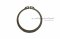 แหวนล็อคนอก แหวนล็อคเพลา 50 mm (เบอร์ 50) (วัดขนาดวงในของแหวนได้ 45.8 mm ความหนา 2 mm)
