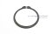 แหวนล็อคนอก แหวนล็อคเพลา 70 mm (เบอร์ 70)  (วัดขนาดวงในของแหวนได้ 65.5 mm ความหนา 2.5 mm)