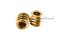 น็อตตัวหนอนทองเหลือง 1/4"x1/4" เกลียว 20 (BSW/UNC)