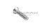 น็อตหัวทอร์ค-หัวดาวเตเปอร์สแตนเลส เกรด 316 (Torx, Taper Head Screw) M5x20