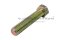 น็อตหัวเหลี่ยมชุบรุ้ง ขนาด 1/2"x2.1/2" เกลียว 13 (UNC) เกรด 8.8 เกลียวตลอด