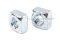 หัวน็อตทรงสี่เหลี่ยมเหล็กชุบซิงค์ (Zinc Plated Square Nut DIN557) ขนาด M4 วงนอก 7 mm สูง 3.6 mm