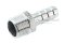 ข้อต่อหางไหลสแตนเลส เกลียวนอกเสียบสาย (เกลียวนอก x หางไหล) ขนาด 1/2" x 14 mm