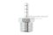 ข้อต่อหางไหลสแตนเลส เกลียวนอกเสียบสาย (เกลียวนอก x หางไหล) ขนาด 1/2" x 8 mm