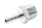 ข้อต่อหางไหลสแตนเลส เกลียวนอกเสียบสาย (เกลียวนอก x หางไหล) ขนาด 1/2" x 8 mm