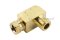 ข้อต่องอ 90° ทองเหลือง (เกลียวนอก x ตาไก่เสียบสาย) M10x1.0 x 6 mm