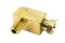 ข้อต่องอ 90° ทองเหลือง (เกลียวนอก x ตาไก่เสียบสาย) M6x0.75 x 4 mm