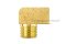 ข้อต่องอ 90° ทองเหลือง (เกลียวนอก x เกลียวใน) 1/4" x M10x1.0 ข้อต่อลด-ข้อต่อเพิ่ม