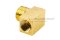 ข้อต่องอ 90° ทองเหลือง (เกลียวนอก x เกลียวใน) 1/4" x M10x1.0 ข้อต่อลด-ข้อต่อเพิ่ม
