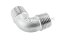 ข้อต่องอ 90° สแตนเลส 304 (เกลียวนอก x เกลียวนอก) 1/4" x 1/4"