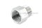 ข้อต่อตรงสแตนเลส (เกลียวนอก x เกลียวใน) 1"-11 BSPF x 1"-11.5 NPT ข้อต่อแปลง