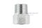ข้อต่อตรงสแตนเลส (เกลียวนอก x เกลียวใน) 1/2"-14 NPT x 1/4"-18 NPT ข้อต่อแปลง