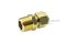 ข้อต่อตาไก่ทองเหลือง (เกลียวนอก x เสียบสาย) 3/8"x 3/8"mm ( 16.5 mm x 9.52 mm )