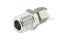 ข้อต่อตาไก่สแตนเลสเกรด 316 (เกลียวนอก x เสียบสาย) 1/2"x8 mm