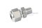 ข้อต่อตาไก่สแตนเลสเกรด 316 (เกลียวนอก x เสียบสาย) 1/4"x12 mm
