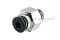 ข้อต่อลมเกลียวมิล (เกลียวนอก x เสียบสาย) ขนาด M7x1.0 x 3 mm