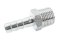 ข้อต่อหางไหลสแตนเลส เกลียวนอกเสียบสาย (เกลียวนอก x หางไหล) ขนาด 1/2" x 11 mm