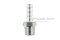ข้อต่อหางไหลสแตนเลส เกลียวนอกเสียบสาย (เกลียวนอก x หางไหล) ขนาด 3/8" x 10 mm