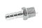 ข้อต่อหางไหลสแตนเลส เกลียวนอกเสียบสาย (เกลียวนอก x หางไหล) ขนาด 3/8" x 10 mm