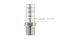 ข้อต่อหางไหลสแตนเลส เกลียวนอกเสียบสาย (เกลียวนอก x หางไหล) ขนาด 3/8" x 16 mm