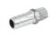 ข้อต่อหางไหลสแตนเลส เกลียวนอกเสียบสาย (เกลียวนอก x หางไหล) ขนาด 3/8" x 16 mm