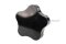 น็อตมือหมุนดอกไม้ แกนสแตนเลส (Star Grip Knob Bolt) ขนาด M16x50 ความโตหัว 61 mm