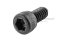 น็อตหัวจมดำแข็ง #10-24 x 3/8" (เบอร์ 10 เกลียว 24 ยาว 3/8”) วัดความโตเป็นมิลได้ 4.8x9.5 mm เกลียวตลอด