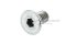 น็อตหัวจมเตเปอร์สแตนเลส #10-32 x 3/8" (เบอร์ 10 เกลียว 32 ยาว 3/8") วัดความโตเป็นมิลได้ 4.8x9.5 mm