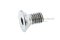 น็อตหัวจมเตเปอร์สแตนเลส #10-32 x 3/8" (เบอร์ 10 เกลียว 32 ยาว 3/8") วัดความโตเป็นมิลได้ 4.8x9.5 mm