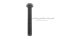 น็อตเหลี่ยมดำแข็ง ขนาด 5/8"x 3.1/2" เกลียว 11 (BSW/NC) เกลียวตลอด