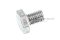 น็อตหัวเหลี่ยมสแตนเลส Stainless Steel Hex Bolt 1/4"x3/8" เกลียว 28 (UNF)