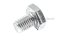 น็อตหัวเหลี่ยมสแตนเลส Stainless Steel Hex Bolt 1/4"x3/8" เกลียว 28 (UNF)