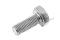 น็อตหัวเหลี่ยมสแตนเลส Stainless Steel Hex Bolt M10x1.25x16 เกลียวตลอด