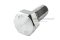 น็อตหัวเหลี่ยมสแตนเลส Stainless Steel Hex Bolt M27x65 เกลียวตลอด