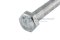 น็อตหัวเหลี่ยมสแตนเลส Stainless Steel Hex Bolt M8x150 เกลียวไม่ตลอด