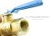 บอลวาล์วทองเหลือง Brass ball valve ขนาด 1/4"-19 BSPT  เกลียวนอก x เกลียวใน