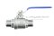 บอลวาล์วสแตนเลส Stainless ball valve ขนาด 3/4" เกลียวนอก x เกลียวนอก