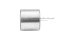 บูชเหล็ก-บูชเพลา รูใน 14 mm (14x18x16) (บูชรับแรงหนัก-ไม่ผ่า)