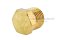 ปลั๊กอุดเกลียวนอกทองเหลือง หัวหกเหลี่ยม  ขนาด 1/8" เกลียว 28 (BSPT)